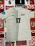 White jersey #17