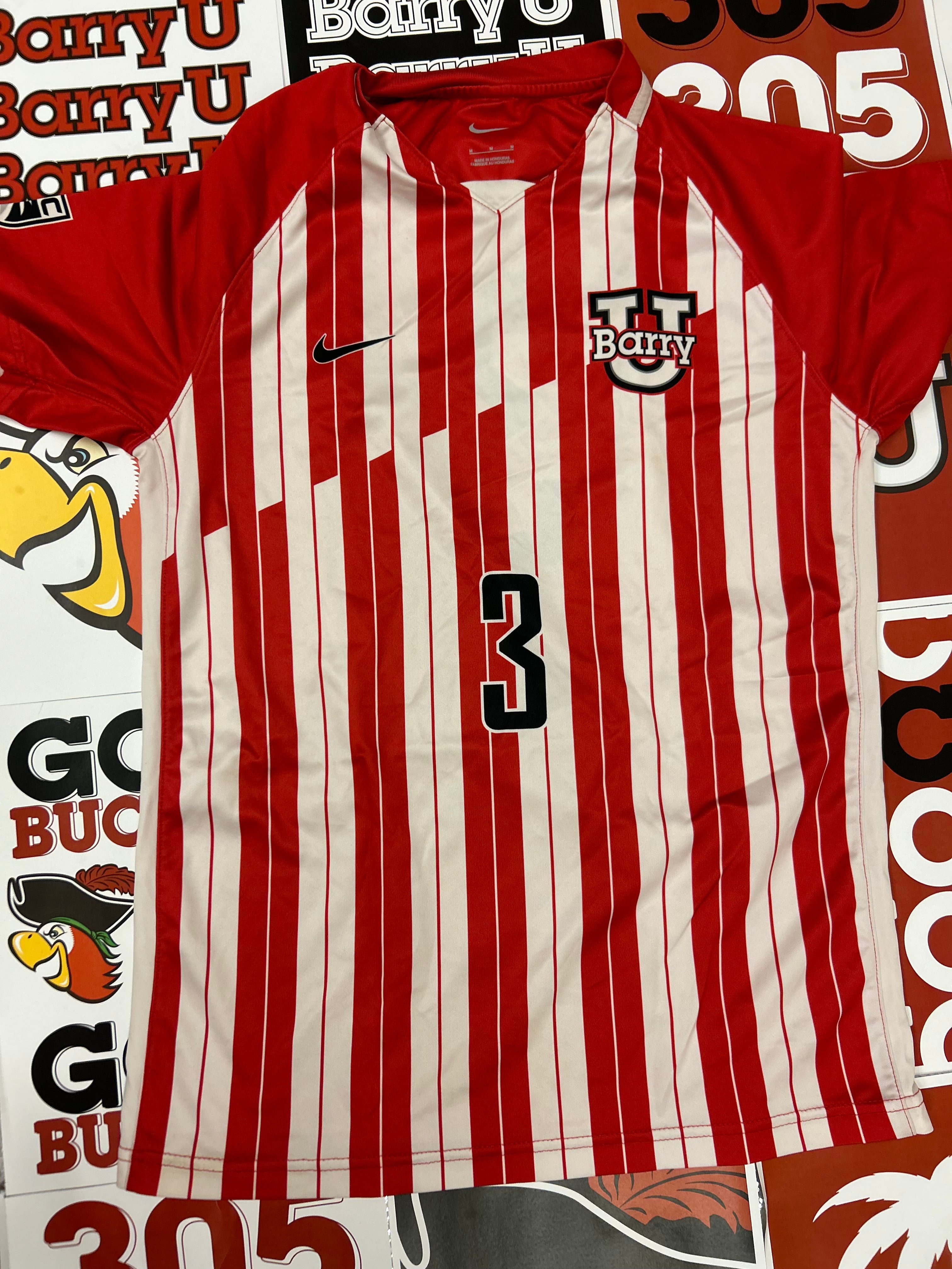 Red and white jersey #3
