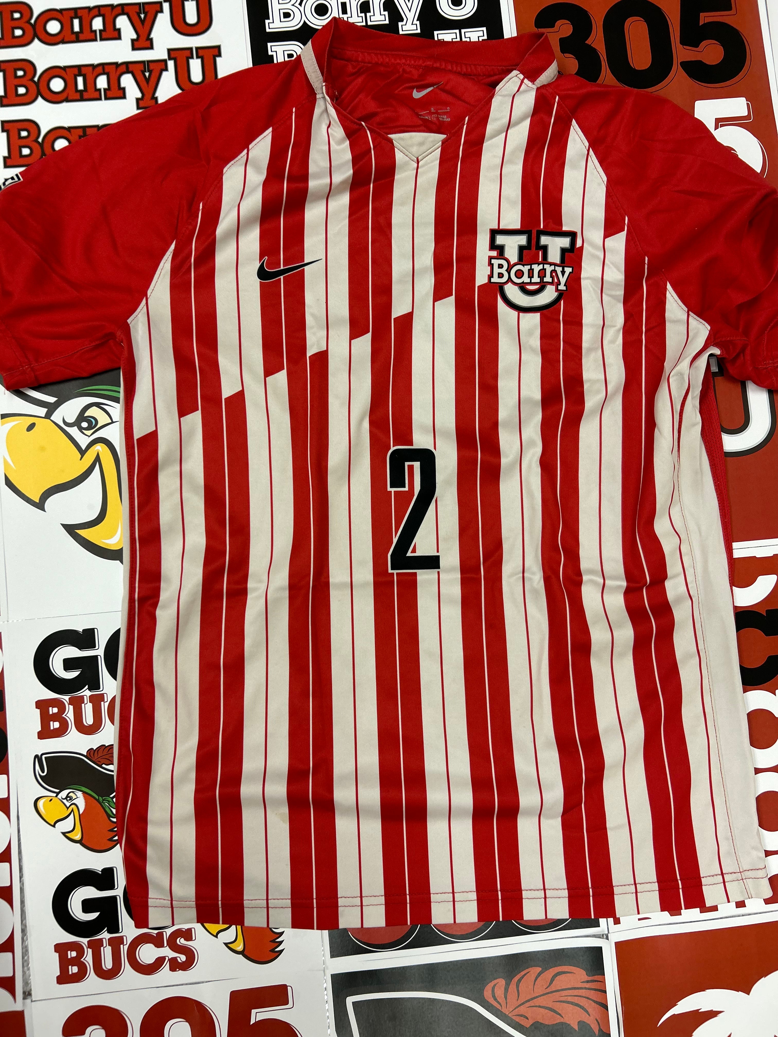 Red and white jersey #2
