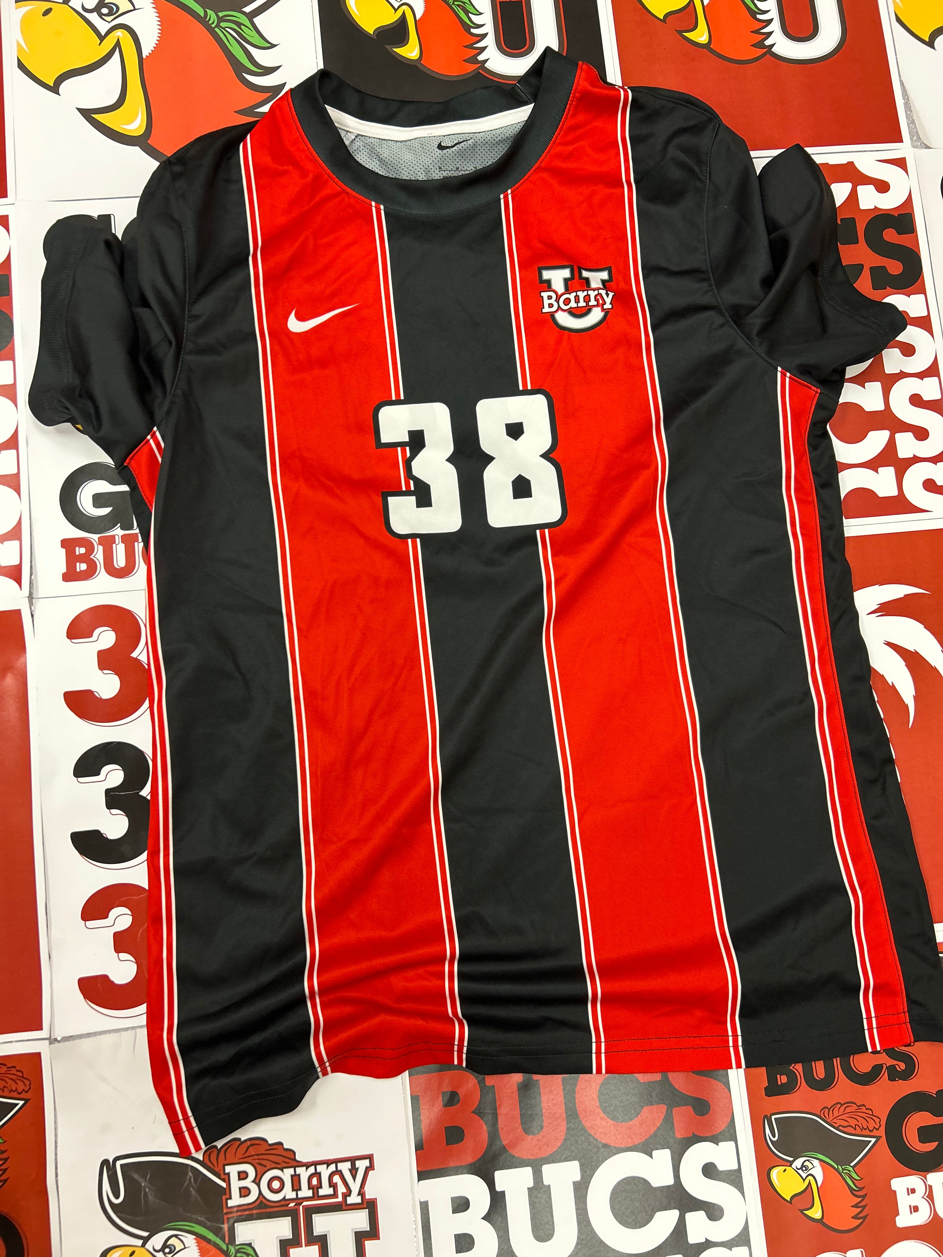 Red & Black jersey #38