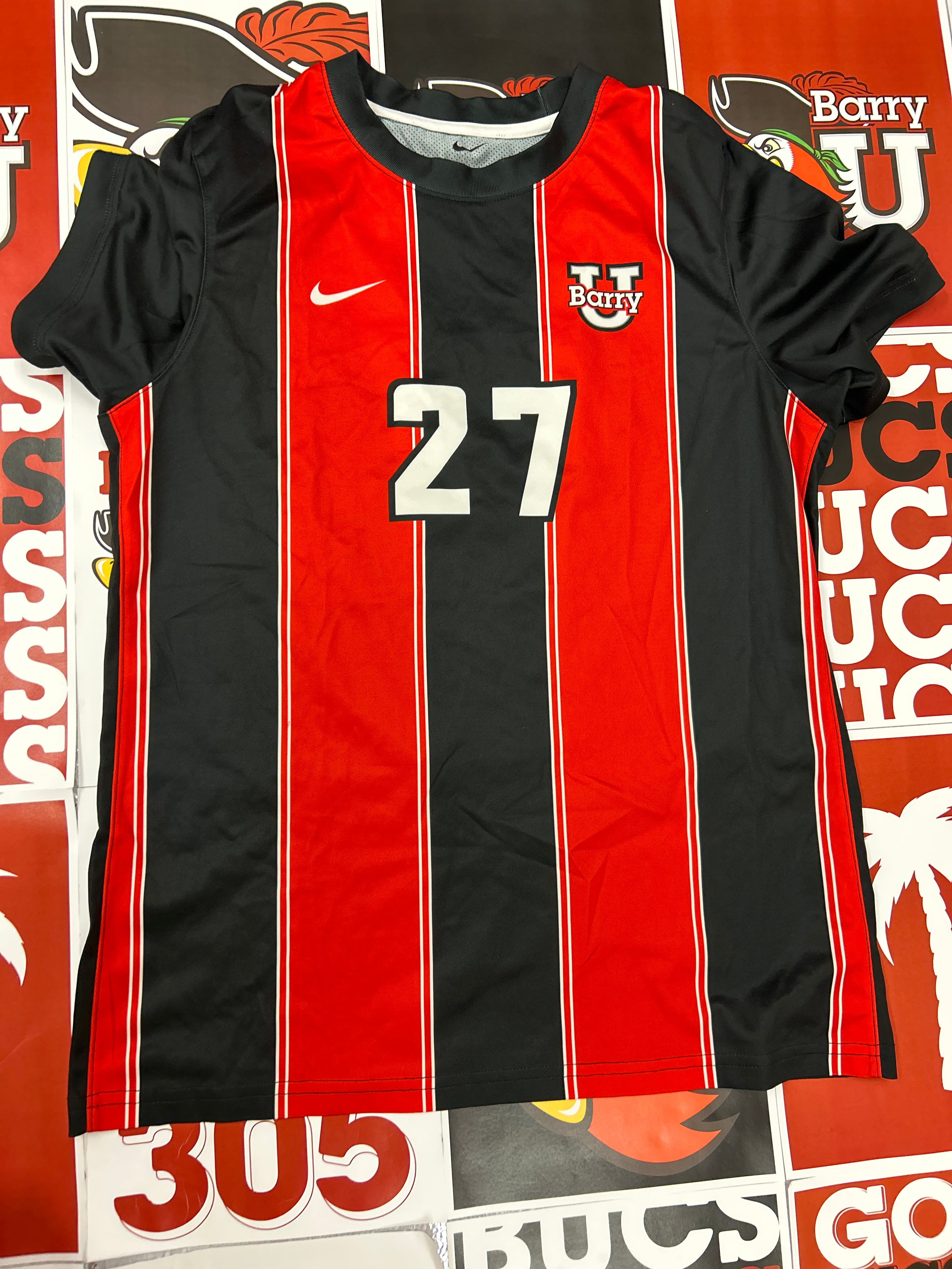 Red & Black jersey #27
