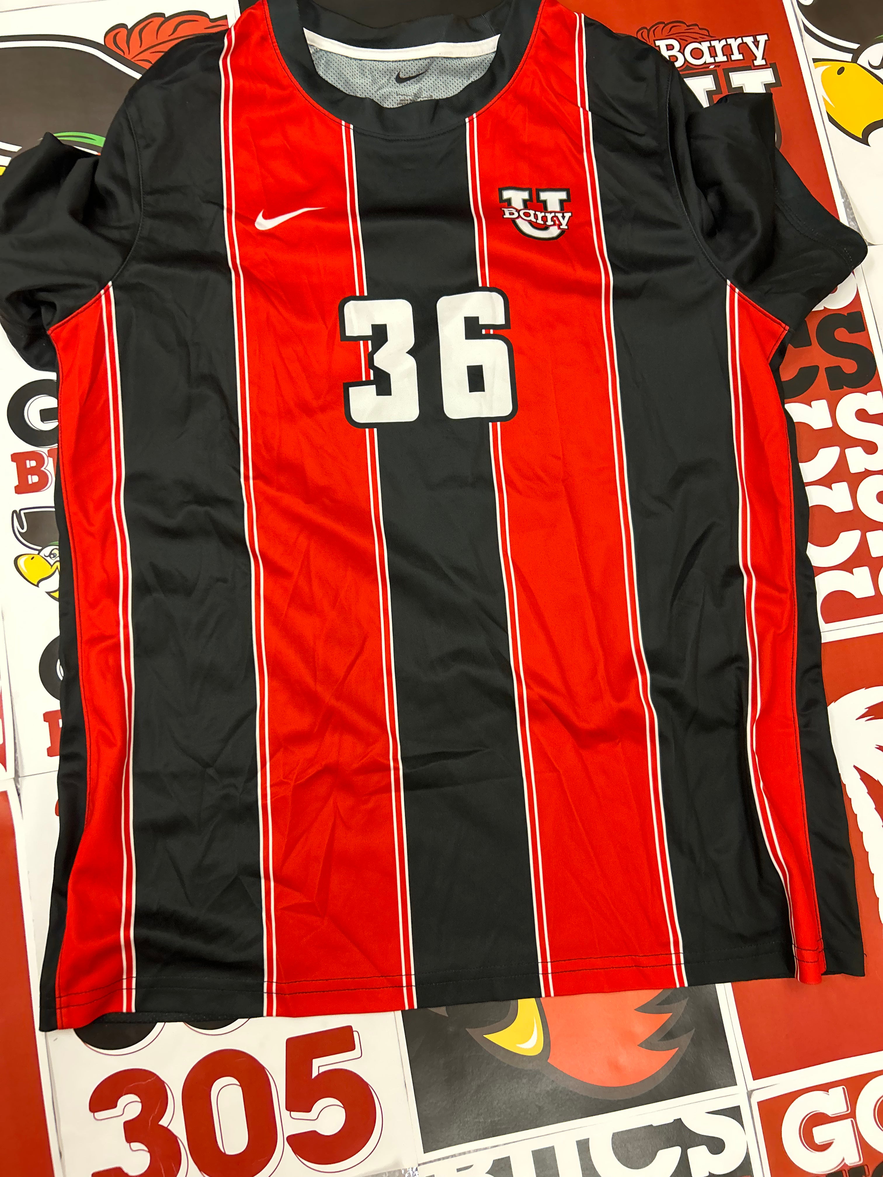 Red & Black jersey #36