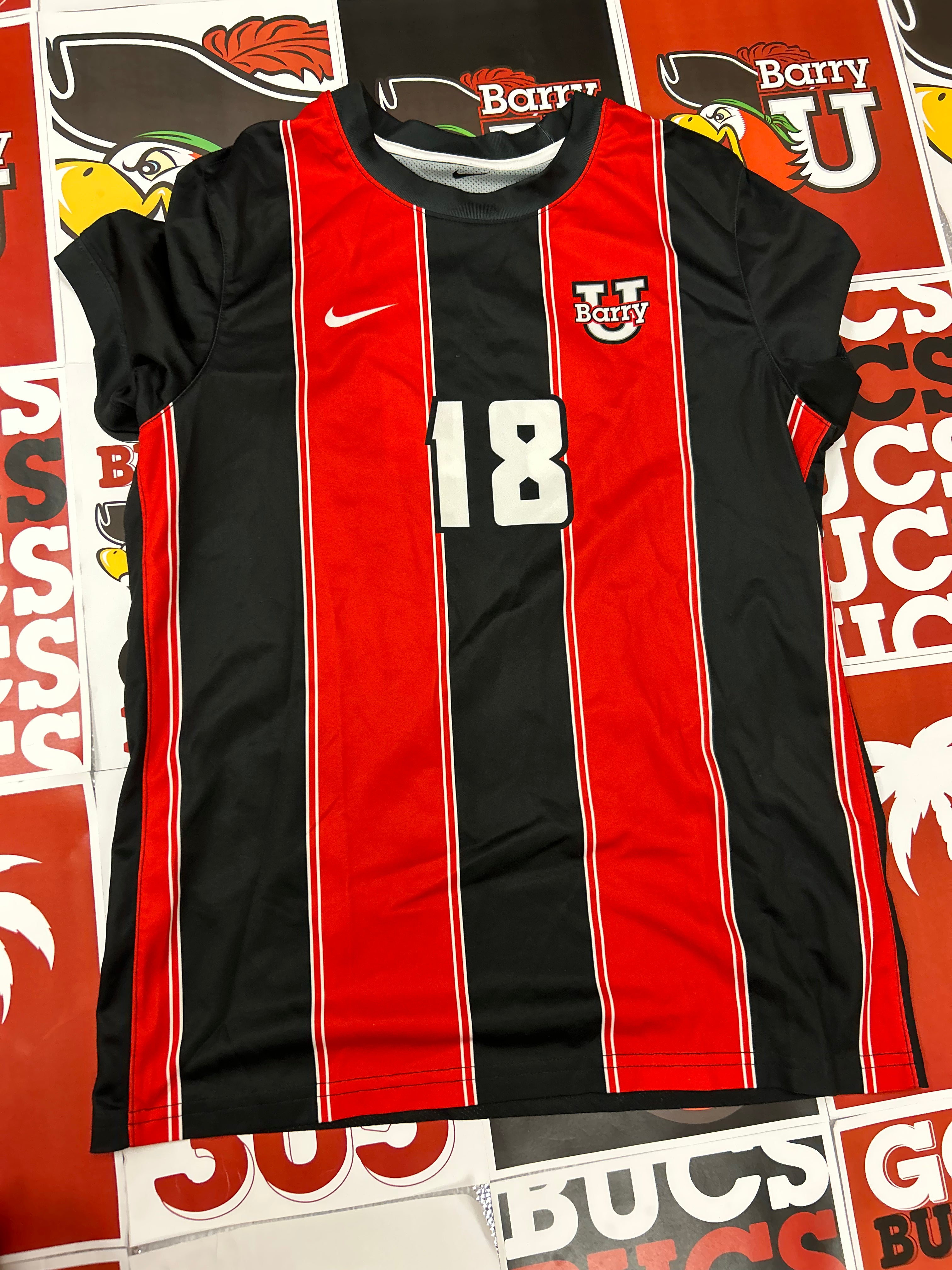 Red & Black jersey #18
