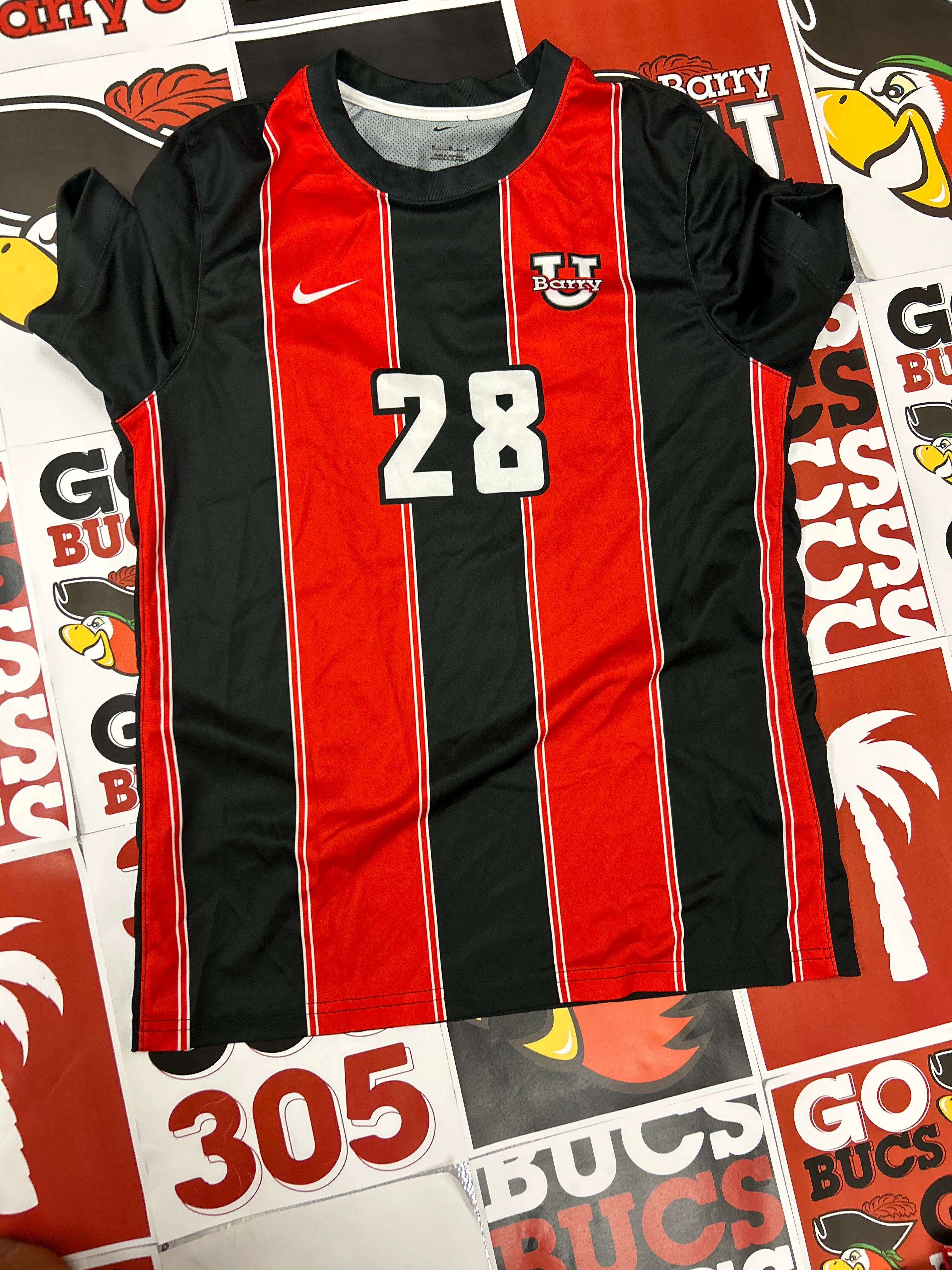Red & Black jersey #28