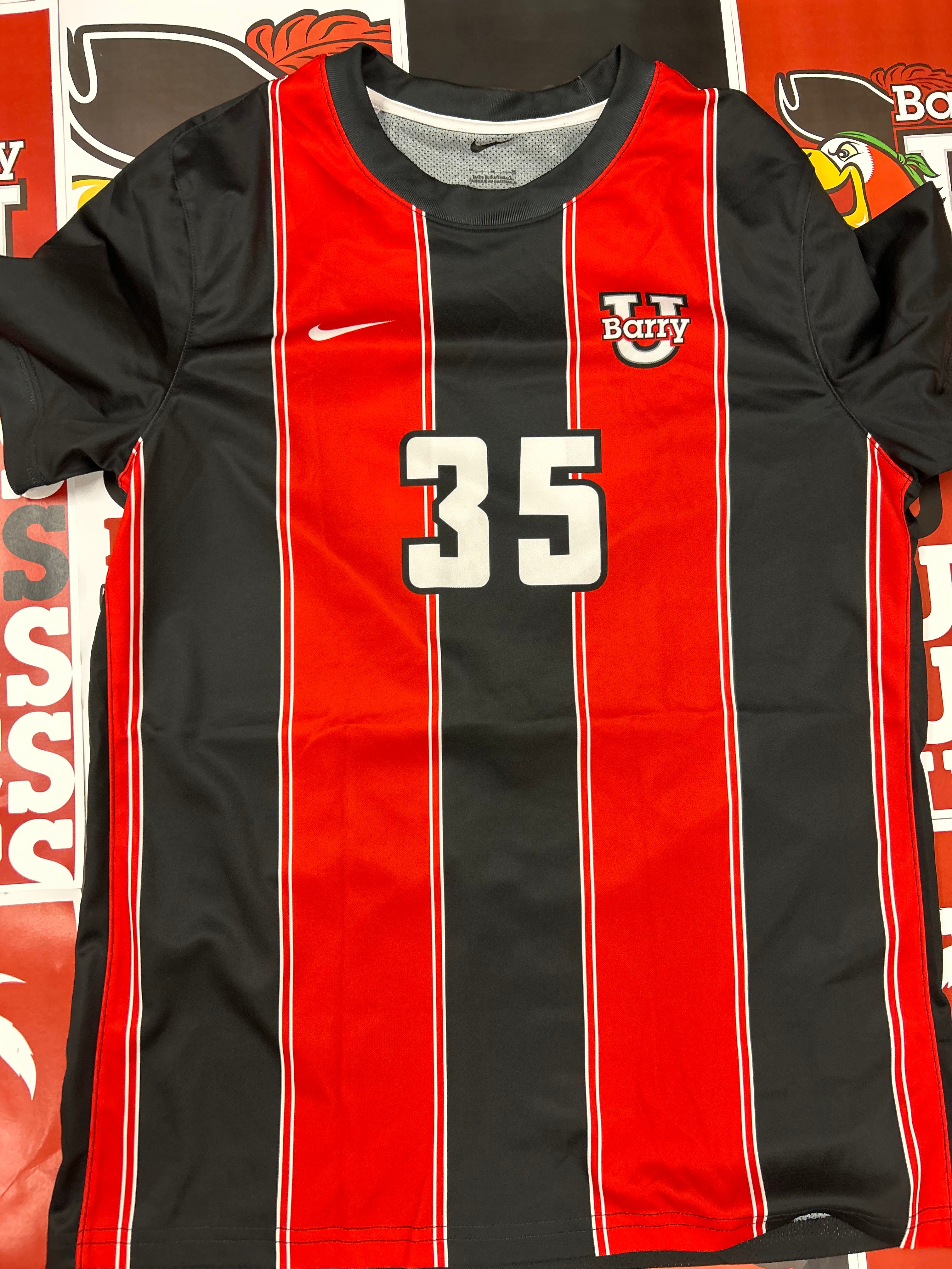 Red & Black jersey #35